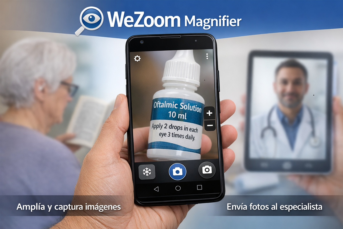 app magnificación imágenes