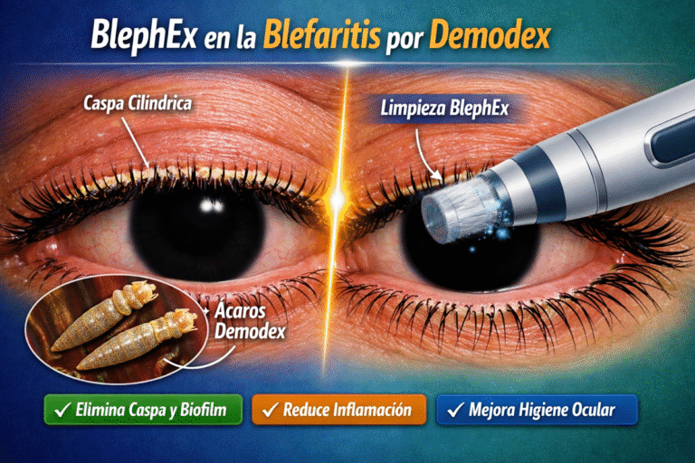 limpieza denodex con blephex