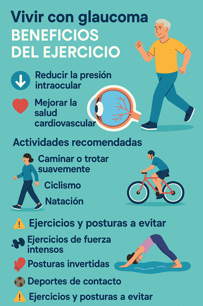 actividad física y glaucoma – ejercicio seguro para la visión