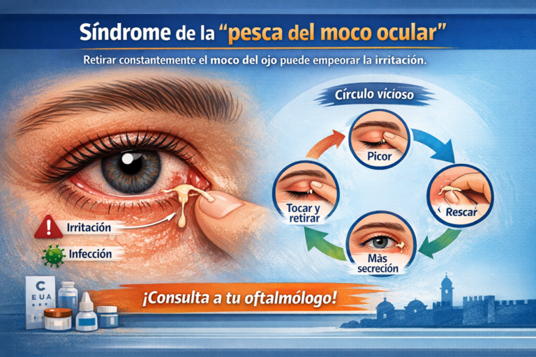 síndrome de la pesca del moco ocular – causas y cómo evitarlo