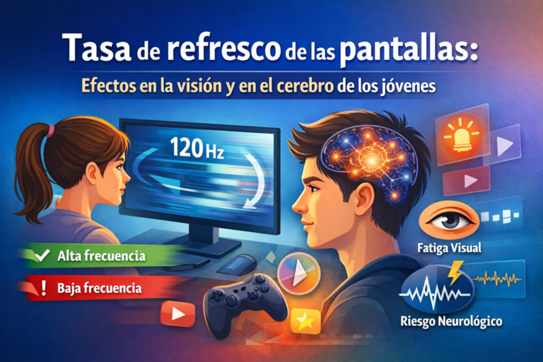 pantalla con alta tasa de refresco