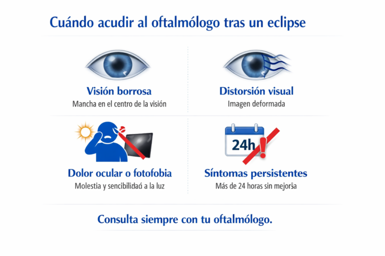 cuando acudir al oftalmólogo