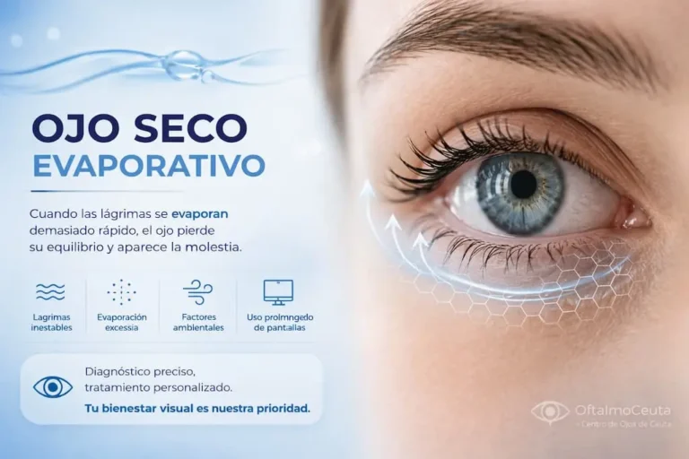 Ojo seco evaporativo: causas, síntomas y tratamiento