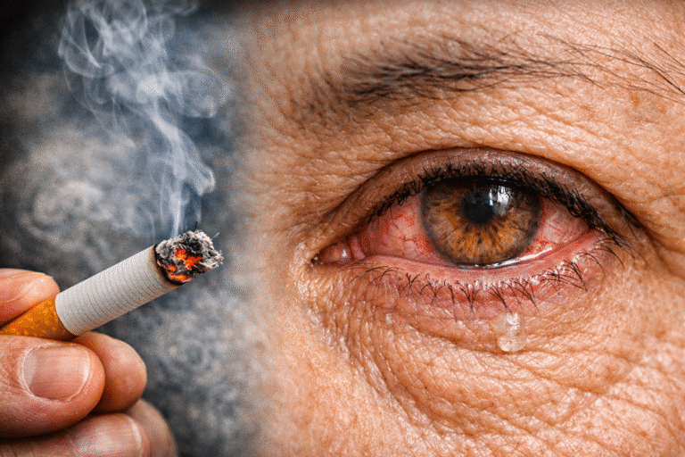 tabaco y ojo seco