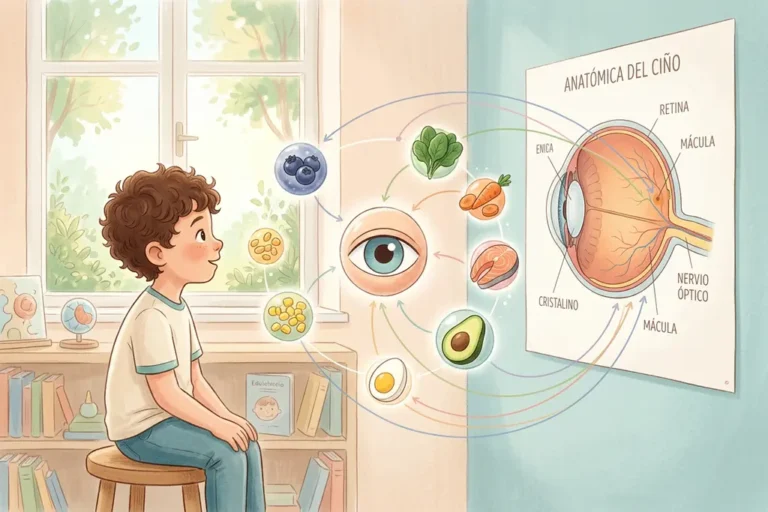 nutricion ocular edad infantil