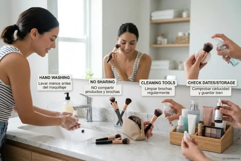 Cómo evitar infecciones por cosméticos