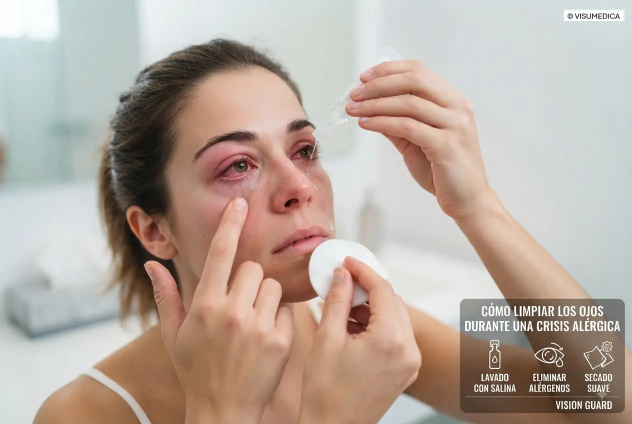 Cómo limpiar los ojos durante una crisis alérgica | Oftalmoceuta - Centro de Ojos de Ceuta · Dr. Medín filename sep oftalmoceuta