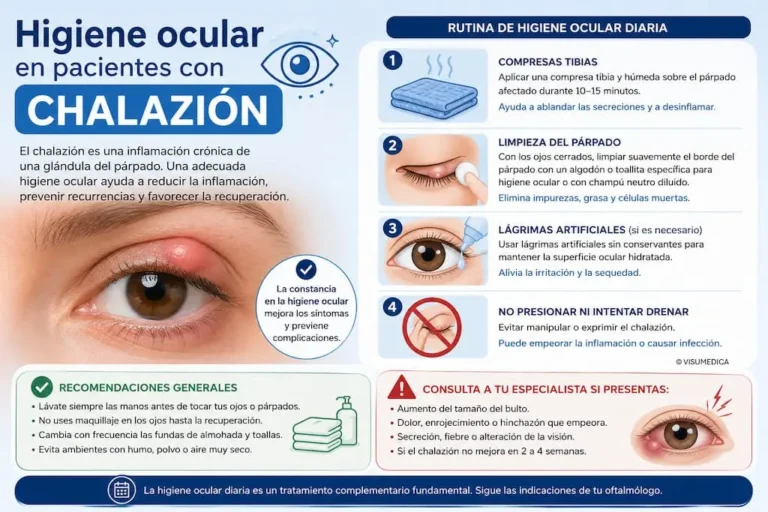 Higiene ocular en pacientes con chalazión
