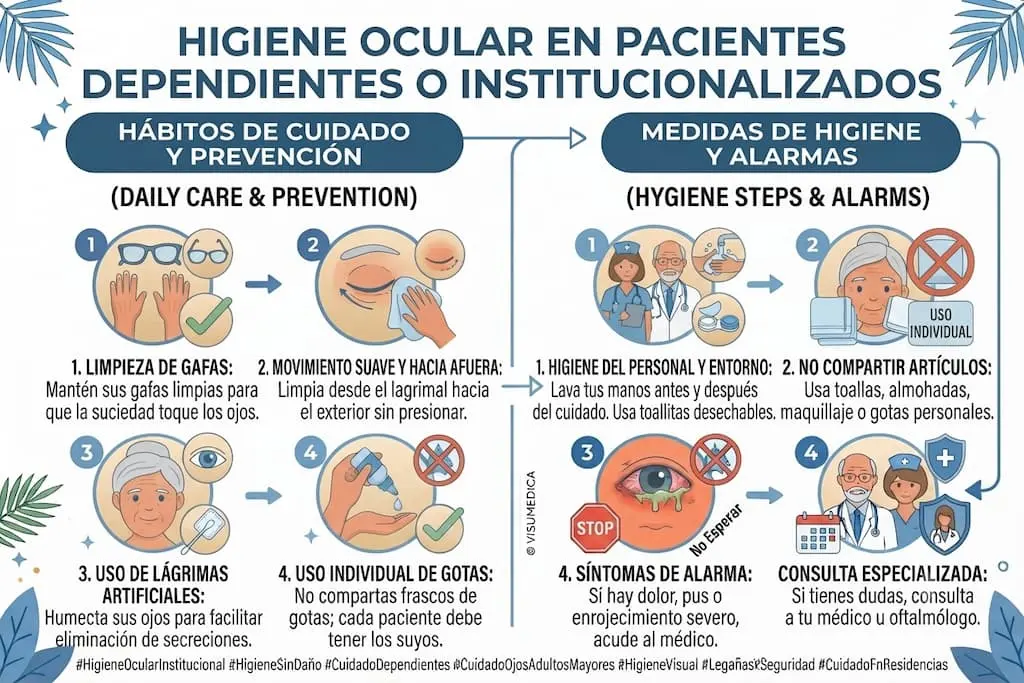 Higiene ocular en pacientes dependientes o institucionalizados | Oftalmoceuta - Centro de Ojos de Ceuta · Dr. Medín filename sep oftalmoceuta