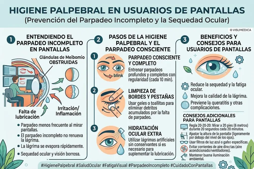 Higiene palpebral y pantallas | Oftalmoceuta - Centro de Ojos de Ceuta · Dr. Medín filename sep oftalmoceuta