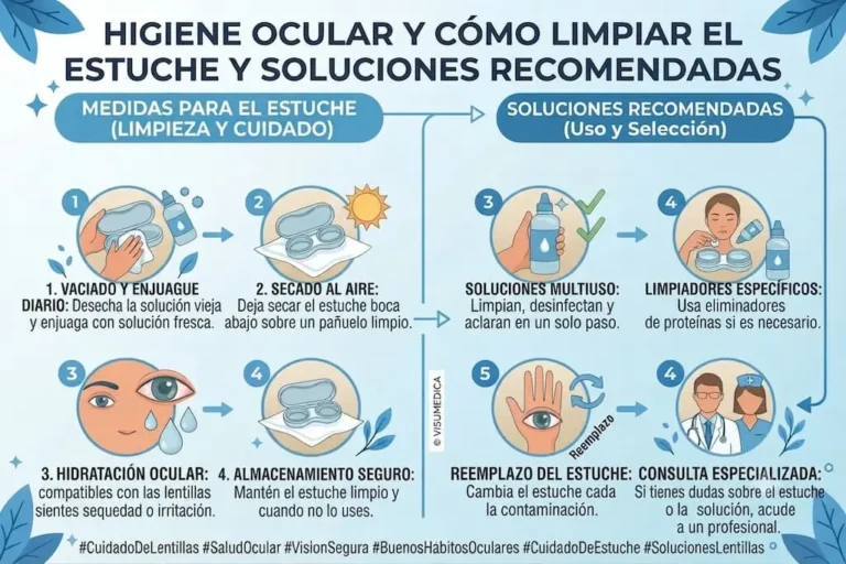 cómo limpiar el estuche y soluciones recomendadas